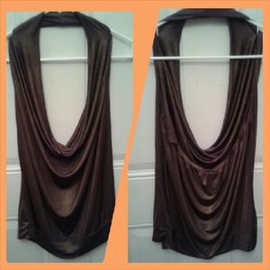 Torrid Bronze-colored Halter Top